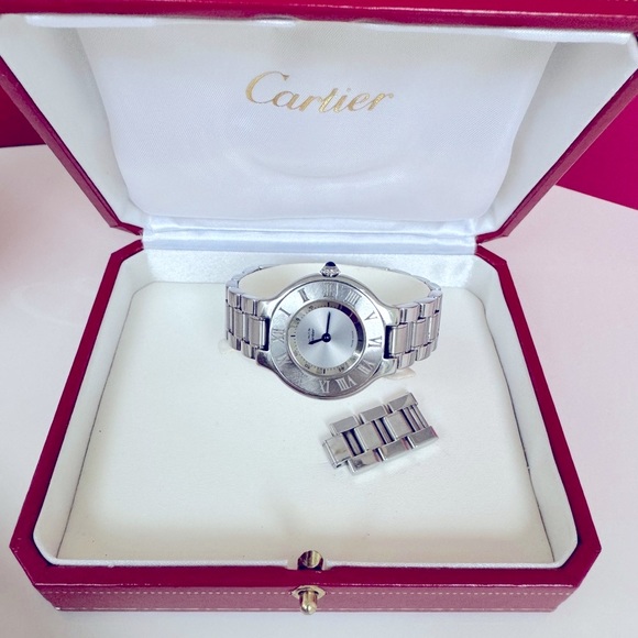 Mint Must 21 de Cartier Watch - ladies. Excellent condition - Picture 4 of 16